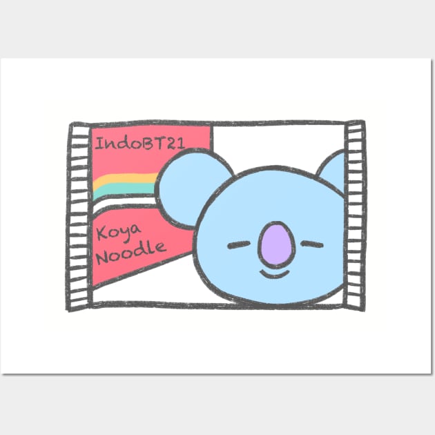 Indomie BT21 Koya Wall Art by Oricca